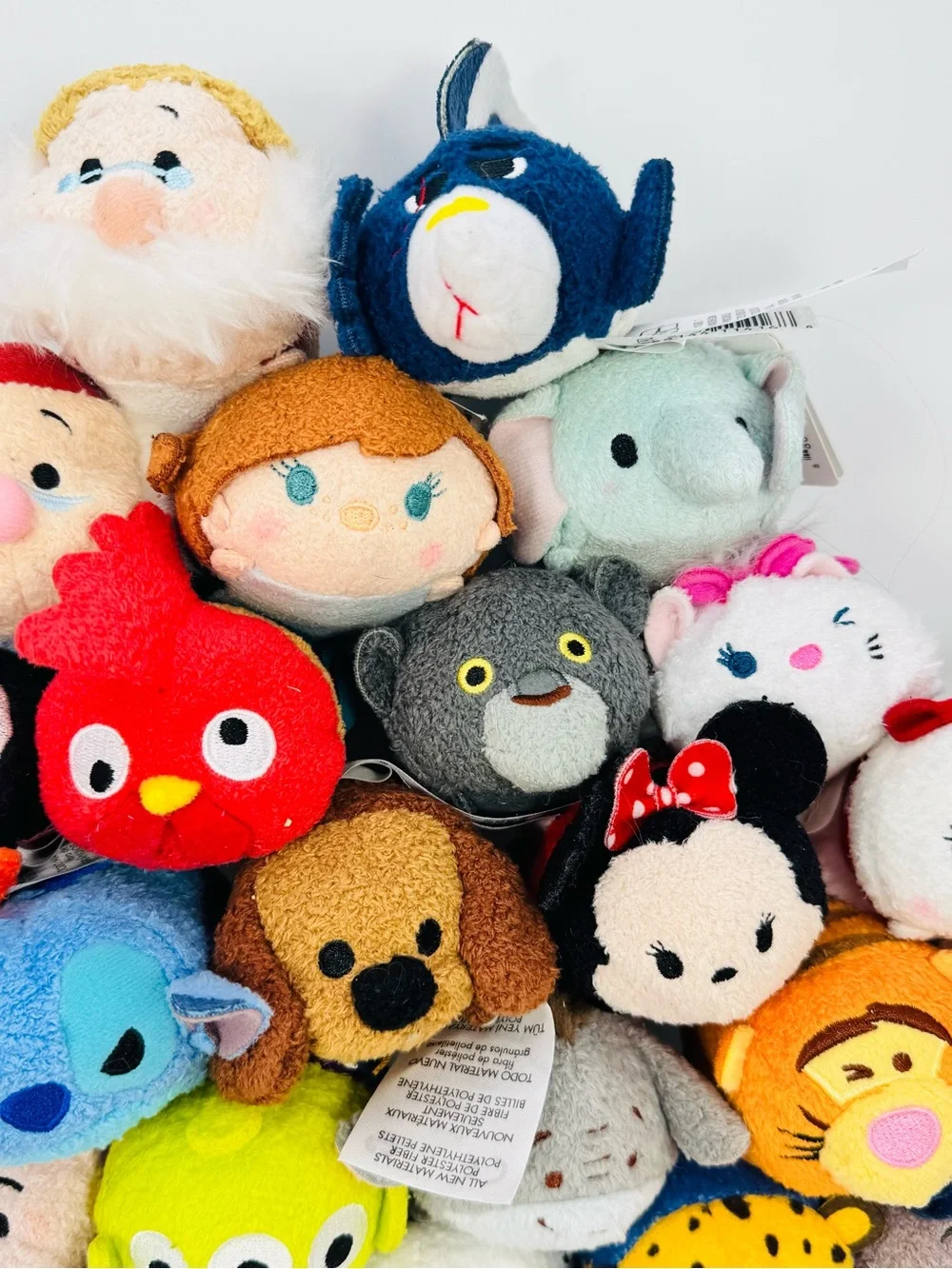 Disney Tsum Tsum Lot Of 27 Plush 3 Inch + 3 Figures Star Wars Marvel